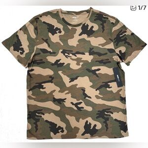 NOVA MEN - Short Sleeve Camo Tee - 100% cotton